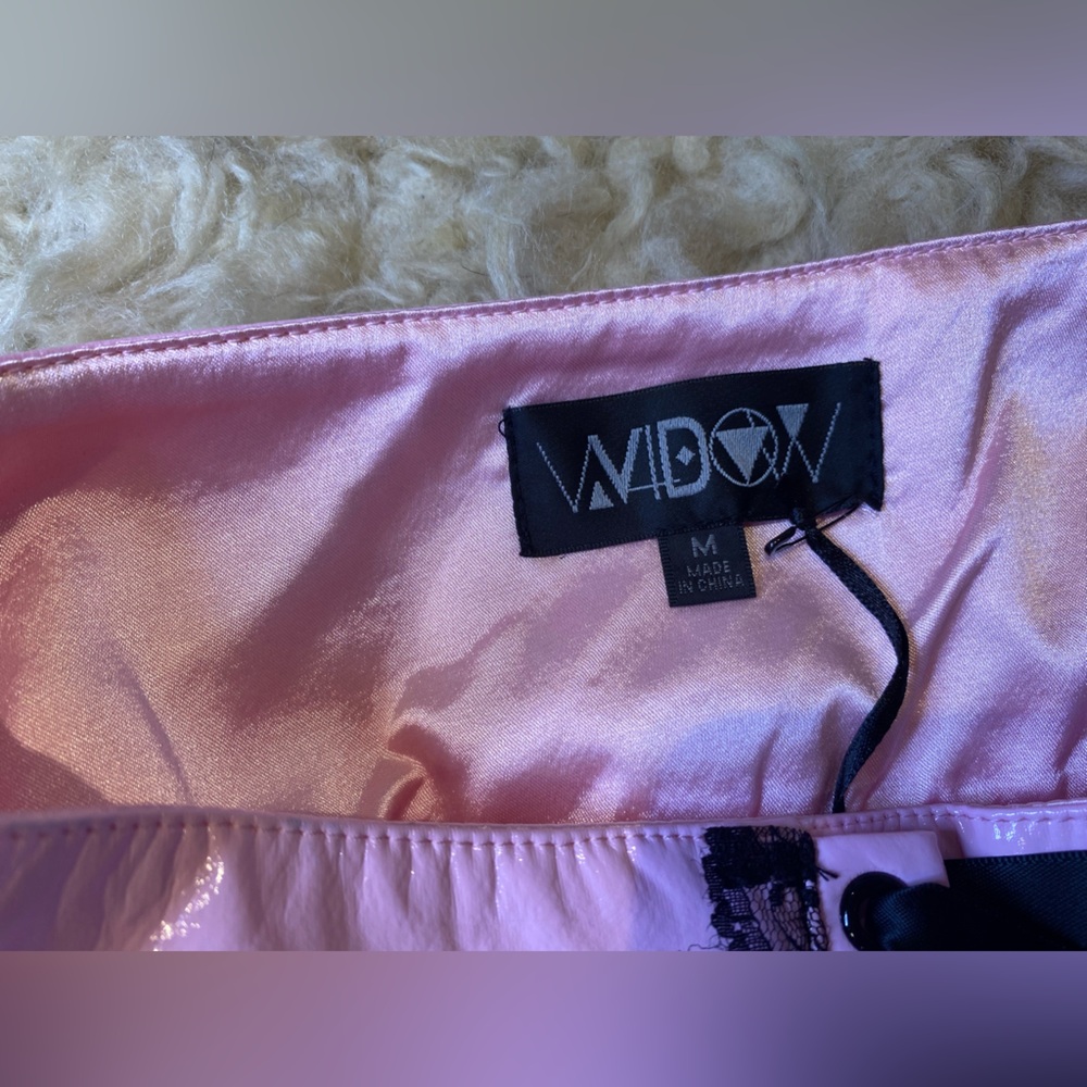 Dolls Kill Pink and Black Mini Skirt - Picture 3 of 6